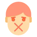 Free Silencce Emotion Face Icon