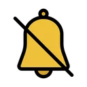 Free Silent Mute Bell Icon
