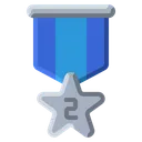 Free Silver Star Medal  Icon