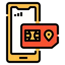 Free Sim Travel Electronics Smartphone Icon