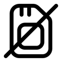 Free Sim Card Disabled Icon