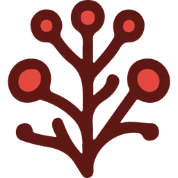 Free Simple Red Seaweed  Icon