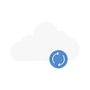 Free Sincronizar Nube Nube Almacenamiento Icono