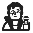 Free Singer High Contrast Icon
