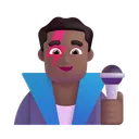 Free Singer Color Medium Dark Icon
