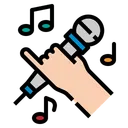 Free Singer Music Microphone Icône