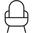 Free Single Sofa Sofa Furniture Icon