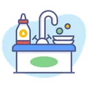 Free Sink Washing Wash Icon