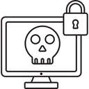 Free Sistema Hackeado Computadora Virus Icono