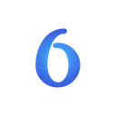 Free Six 6 Number Icon