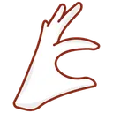 Free Size Gesture Quantity Symbol Hand Gesture Icon
