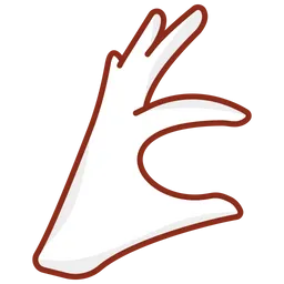 Free Size Gesture  Icon