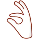 Free Size Gesture Quantity Symbol Hand Gesture Icon