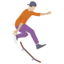 Free Skatista Skate Patinacao Icon