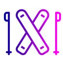 Free Ski Skateboard Skate Icon
