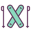 Free Ski Skateboard Skate Icon