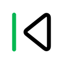 Free Back Multimedia Reverse Icon