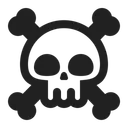 Free And Crossbones High Icon