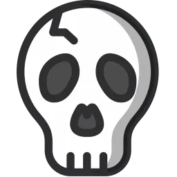 Free Skull, Bone, Evil, Halloween, Scary  Icon