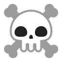 Free And Crossbones Flat Icon