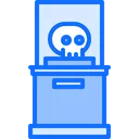 Free Stand Skull Museum Icon