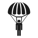 Free Skydiving Parachute Air Icon
