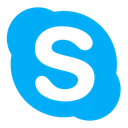 Free Skype Social Media Logo 아이콘
