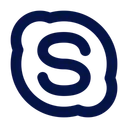Free Skype Social Media Logo 아이콘