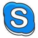 Free Skype Social Media Icon