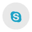 Free Skype Social Media Communication Icon