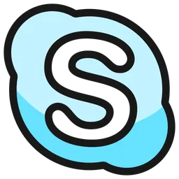 Free Logo skype Logo Icône