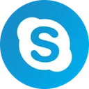 Free Skype Social Media Communication Icon