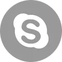 Free Skype Social Media Icon