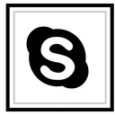 Free Skype Social Media Icon