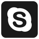 Free Skype Media Social Icon