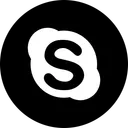 Free Skype Social Media Icon