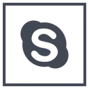 Free Skype Social Media Icon