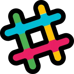 Free Slack Hash Logo Icon