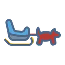 Free Sled Dog  Icon