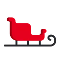 Free Sled Christmas Xmas Icon