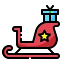 Free Sled Sleigh Snow Icon