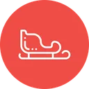 Free Sledge Santacar Transport Icon