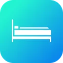 Free Sleeping Bed Furniture Icon