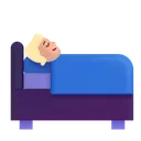 Free In Bed Color Icon