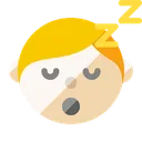 Free Boy Face Sleep Icon