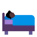Free In Bed Flat Icon