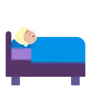 Free In Bed Flat Icon