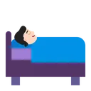 Free In Bed Flat Icon