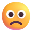 Free Frowning Face Color Icon