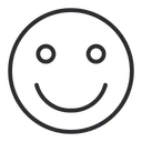 Free Slightly Smiling Face  Icon